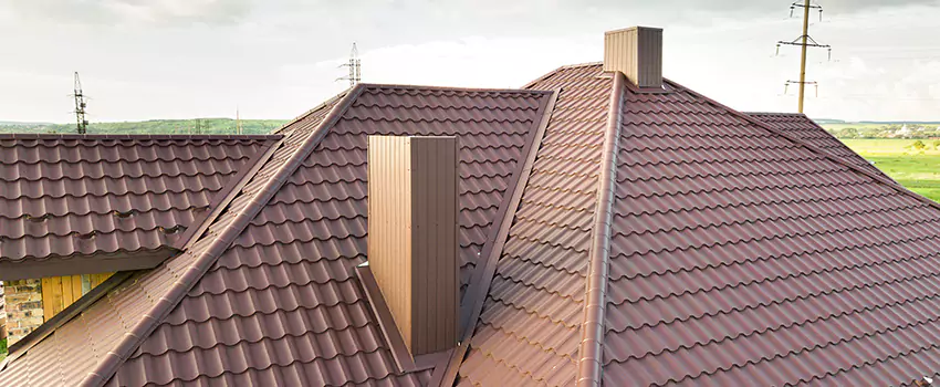 Residential Chimney Flashing Restoration in Uniondale, NY