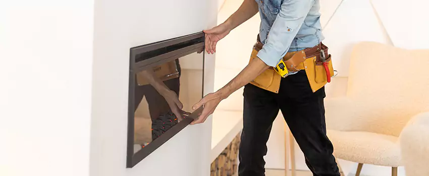 Metal Fireplace Installation in Uniondale, New York