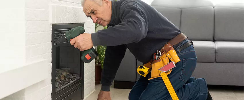 New Indoor Fireplace Installation in Uniondale, New York
