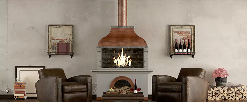 Thelin Hearth Products Providence Pellet Insert Fireplace Installation in Uniondale, NY