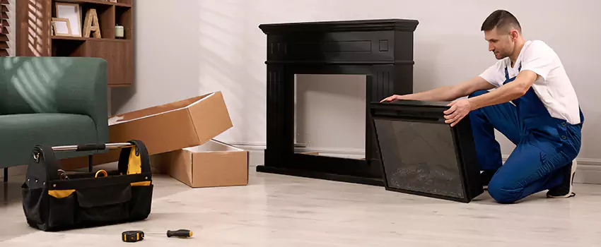 Old Rusted Metal Fireplace Repair And Replacement in Uniondale, NY